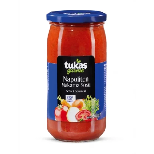 Erdallar Gross Market TUKAŞ NAPOLİTEN MAKARNA SOSU CAM 360 GR