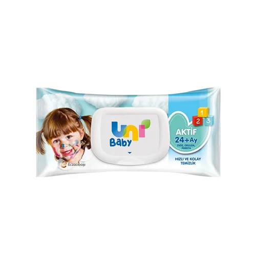 Erdallar Gross Market UNİ BABY ISLAK MENDİL AKTİF 90 LI