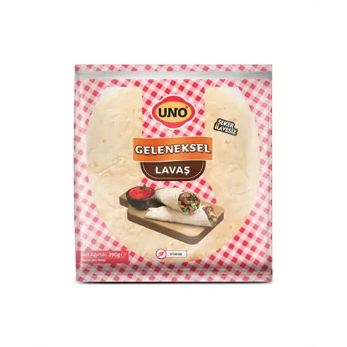 Erdallar Gross Market UNO GELENEKSEL LAVAŞ 390 GR 6 LI
