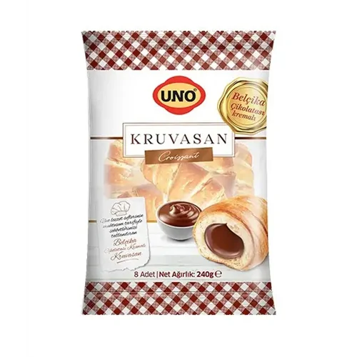 Erdallar Gross Market UNO KRUVASAN BELÇİKA ÇİKOLATALI 8 Lİ 240 GR