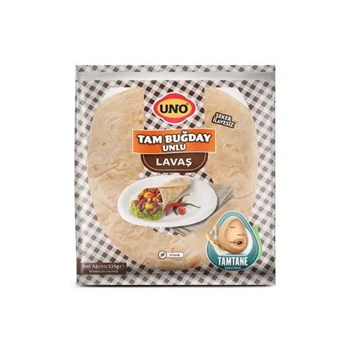 Erdallar Gross Market UNO TAM BUĞDAY LAVAŞ 325GR