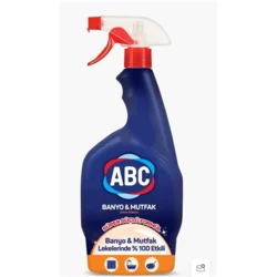 Erdallar Gross Market ABC SPREY MUTFAK / BANYO LİMON KOKULU 750ML