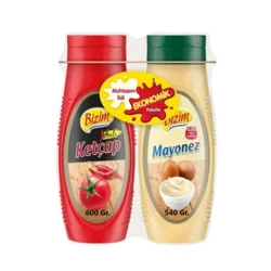 Erdallar Gross Market BİZİM KETÇAP 600 GR MAYONEZ 540 GR İKİLİ EKO.