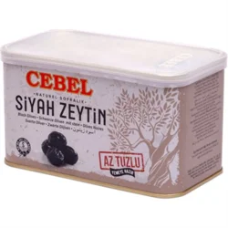 Erdallar Gross Market CEBEL NATUREL AZ TUZLU SİYAH ZEYTİN TNK 750 GR