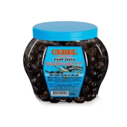 Erdallar Gross Market CEBEL ORTA TANELİ SİYAH ZEYTİN PET 1000 GR