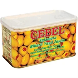Erdallar Gross Market CEBEL SALAMURA YEŞİL ZEYTİN TENEKE 600 GR