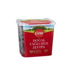 Erdallar Gross Market CEM DOĞAL YAĞLI SELE SİY.ZEYTİN 201-260 800 GR
