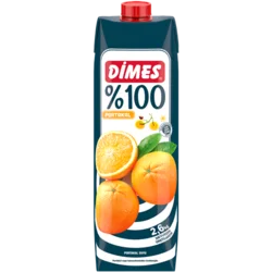 Erdallar Gross Market DİMES MEYVE SUYU %100 PORTAKAL SUYU 1 LT