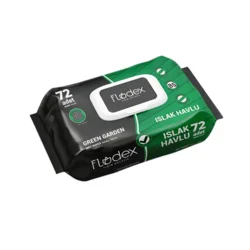 Erdallar Gross Market FLODEX ISLAK HAVLU GREEN GARDEN 72 Lİ