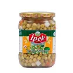 Erdallar Gross Market İPEK KONSERVE GARNİTÜR CAM 560 GR