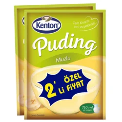 Erdallar Gross Market KENTON PUDİNG MUZLU 125 X 2 250 GR 2 Lİ
