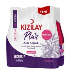 Erdallar Gross Market KIZILAY MADEN SUYU PLUS AÇALİ ÇİLEK 200 ML X6 LI