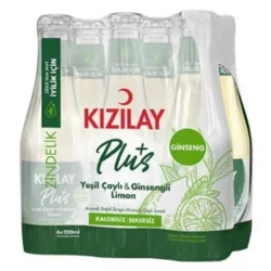 Erdallar Gross Market KIZILAY PLUS +YEŞİL ÇAYLI GİNSE. LİMON 200 X 6 LI