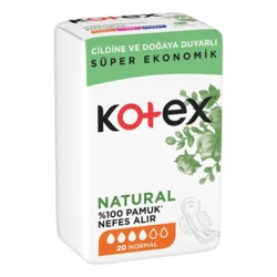Erdallar Gross Market KOTEX SÜPER EKON.NATURAL QUADRO NORMAL 20 Lİ