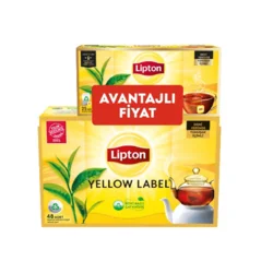 Erdallar Gross Market LİPTON YELLOW LABEL DEMLİK 48 Lİ + BARDAK 25 Lİ