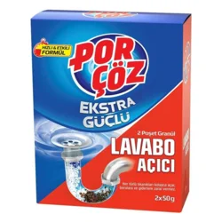 Erdallar Gross Market PORÇÖZ LAVABO AÇICI 2 X 50 GR 100 GR