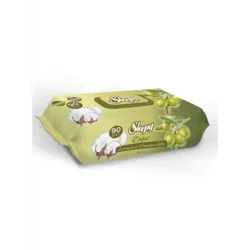 Erdallar Gross Market SLEEPY ISLAK HAVLU ZEYTİNYAĞLI 90 LI