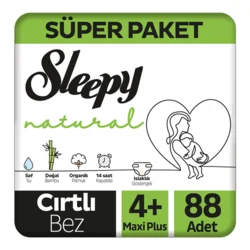 Erdallar Gross Market SLEEPY NATU.4 LÜ CIRTLI JUMBO MAXİ + 4 88 Lİ