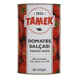Erdallar Gross Market TAMEK DOMATES SALÇASI TENEKE 4250 GR