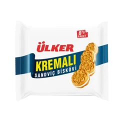 Erdallar Gross Market ÜLKER KREMALI SANDVİÇ BİSKÜVİ 8 Lİ 488 GR