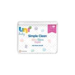 Erdallar Gross Market UNİ BABY AKTİF SİMPLE CLEAN ISLAK HAVLU 3 X 52 Lİ